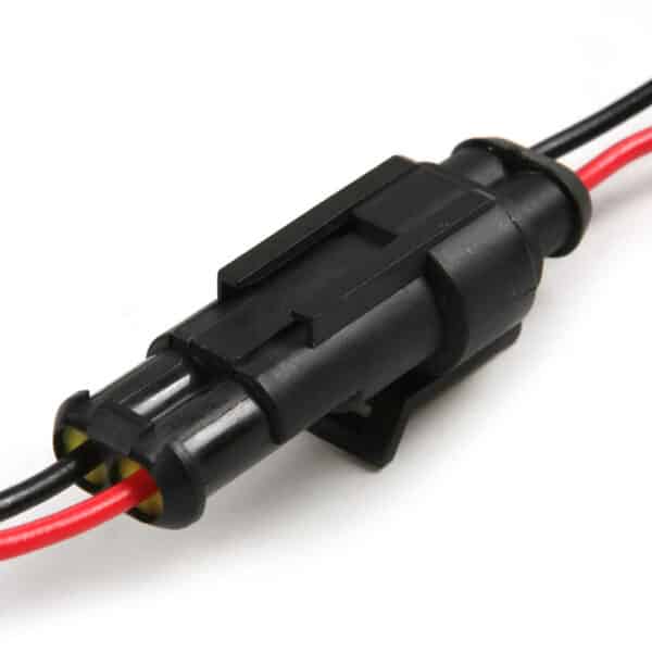 Pack De 5 Connecteurs Superseal Mâles 2 Broches Rubbolite/Trucklite - Pièces Neuves Authentiques