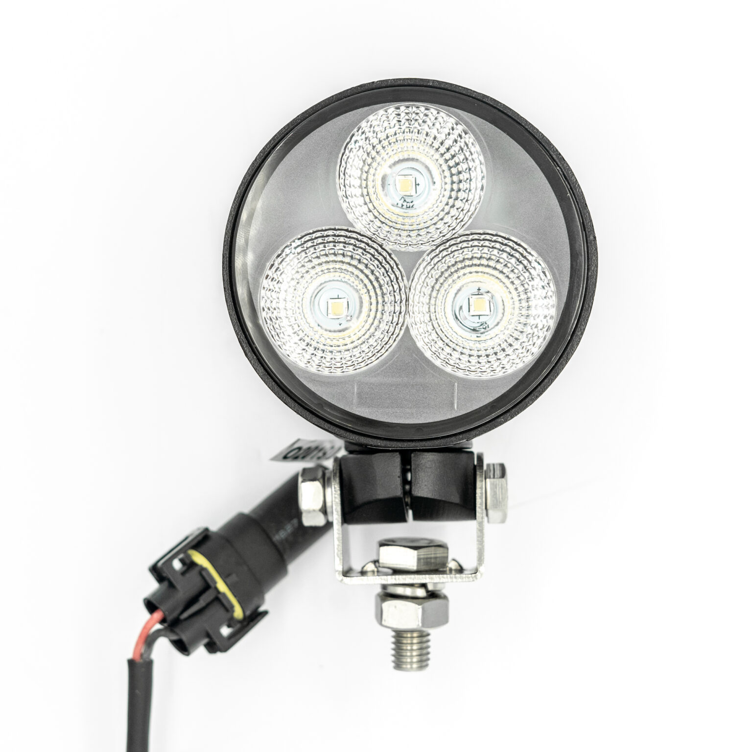 Phare LED Travail 2-en-1 12/24V - 4 Pouces, 30W, 6000LM - Fonction Avertissement Orange Clignotant