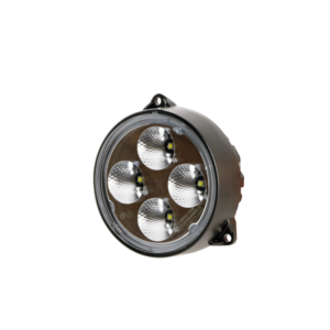 Vue de face du phare de travail encastré CRAWER 20° avec quatre réflecteurs LED.