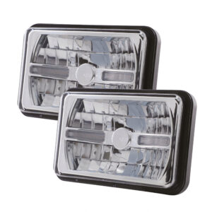 Pack de 2 phares avant LED CRAWER encastrable rectangulaire universel